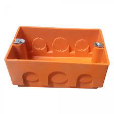 CAJA EMBUTIDA NARANJA TABIQUE