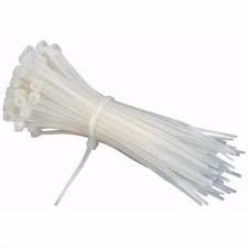 [ama-0002] AMARRA BLANCA PLASTICA 30CM