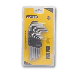 [set-0024] SET LLAVE TORX ESTRELLA CORTA